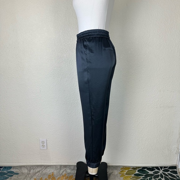 Banana Republic Pants Size 10 Women’s Pull Up Silky Grey Bohemian Summer Comfy - Picture 6 of 8